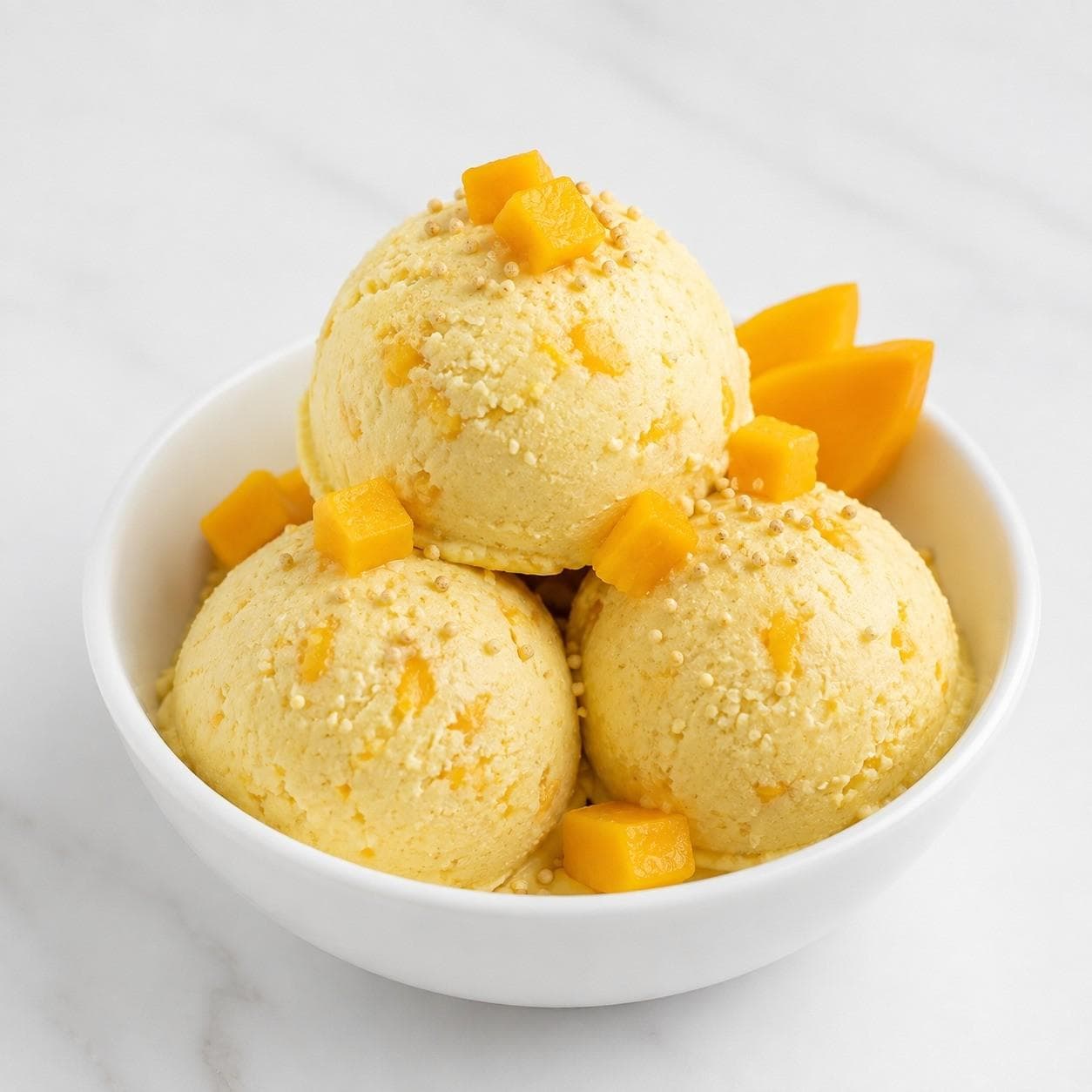 Mango Millet Gelato