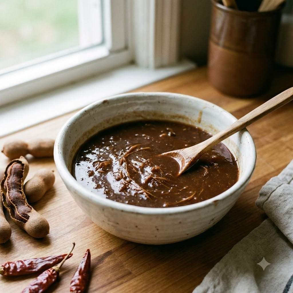 Tamarind pulp — ready for chutneys, curries and sauces